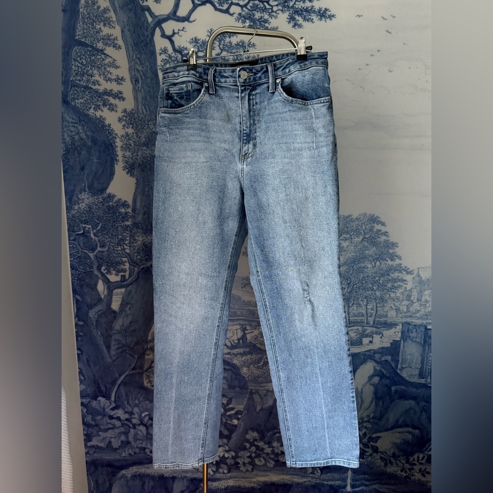 Just Black Light Blue Straight Leg Jeans